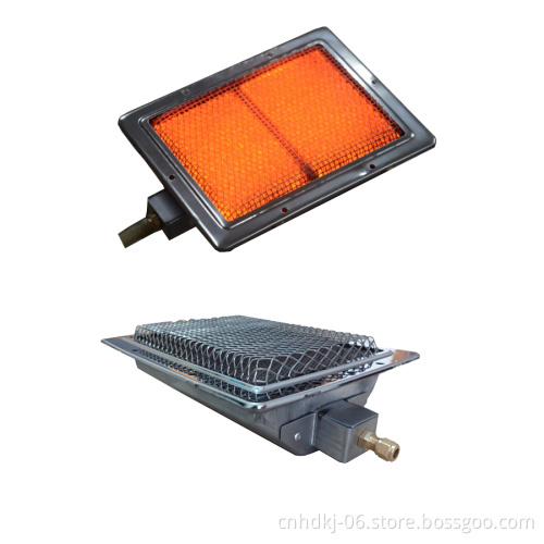 LPG infrared gas burners for commercial shawarma grill machine